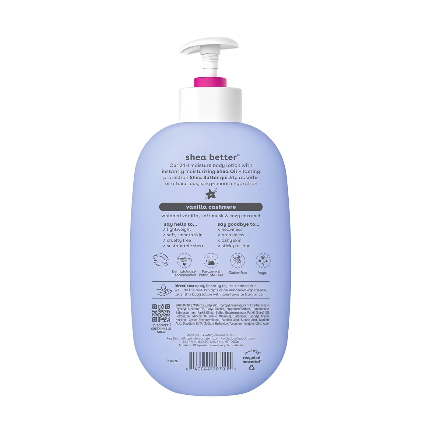 eos Shea Better Body Lotion- Vanilla Cashmere, 24-Hour Moisture Skin Care, Lightweight & Non-Greasy, Made with Natural Shea, Vegan, 16 fl oz - Heri Global - eos Shea Better Body Lotion- Vanilla Cashmere, 24-Hour Moisture Skin Care, Lightweight & Non-Greasy, Made with Natural Shea, Vegan, 16 fl oz - Heri Global -  -  - eos Shea Better Body Lotion- Vanilla Cashmere, 24-Hour Moisture Skin Care, Lightweight & Non-Greasy, Made with Natural Shea, Vegan, 16 fl oz - Heri Global - #tag1# - #tag4#